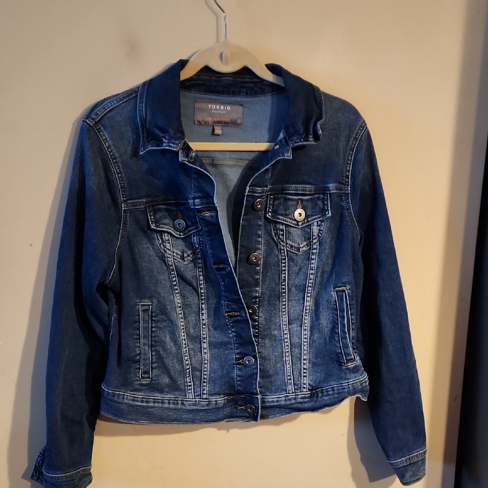 Torrid Women's Dark Blue Jean Jacket